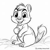 Chipmunk Coloring Pages  Free & Printable sketch template