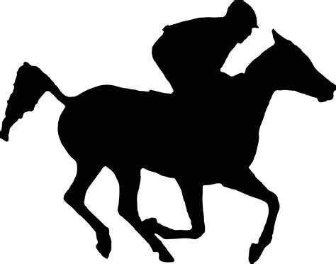 Racing Horse Silhouette at GetDrawings | Free download