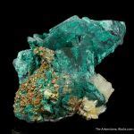 Malachite on Chalcocite ps. Covellite - D16C-21 - Leonard Mine - USA ...