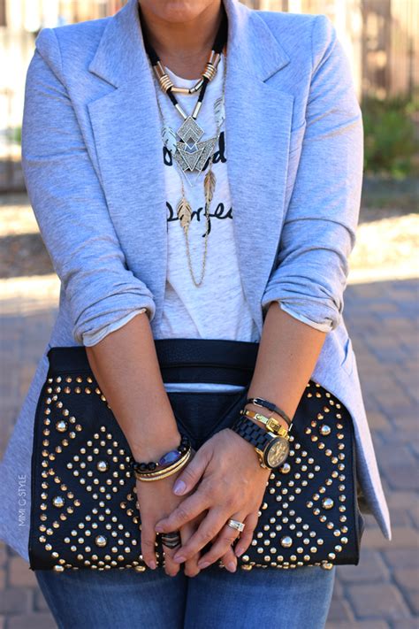 Forever 21 Heather Grey Blazer + Jeans |Fashion, Lifestyle, and DIY