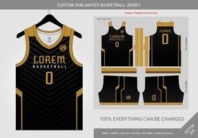 Black And Gold Jersey Vector Art, Icons, and Graphics for Free Download