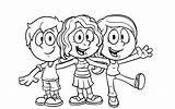 Colorir Turma Brincando Tudodesenhos Sketch Coloring Page sketch template