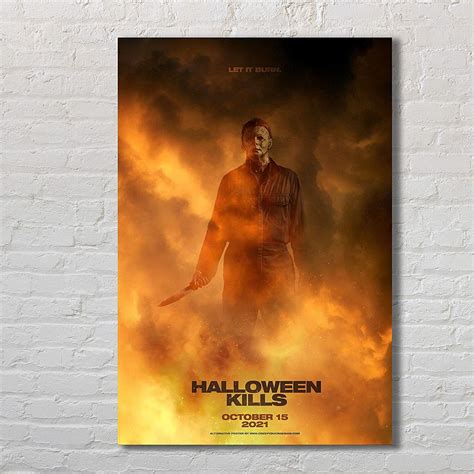 Halloween Kills Movie Poster – Michael Myers Horror Decor Home Poster Full Size – Ugiftat