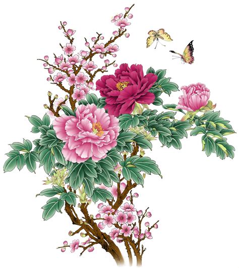 Download Flower, Traditional Chinese Painting, Watercolor. Royalty-Free Stock Illustration Image ...