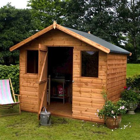 ShedsWarehouse.com | OXFORD WORKSHOPS | INSTALLED 6ft x 8ft (2.1m x 2.6m) Premier Reverse Tongue ...