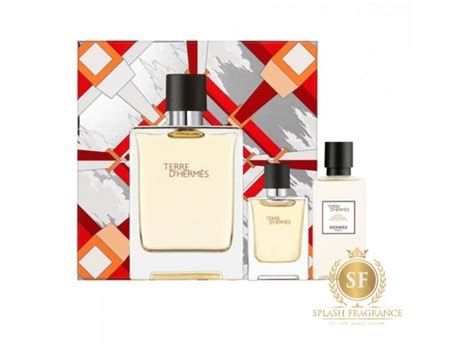 Terre d’Hermes EDT By Hermes Gift Set – Splash Fragrance