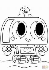 Moshi Monsters Nipper coloring Page  Free Printable Coloring Pages sketch template