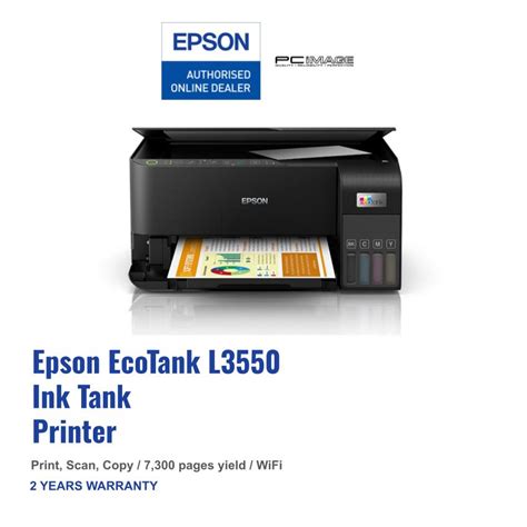 EPSON EcoTank L3550 Ink Tank Printer | PC Image