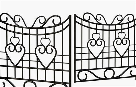 9 Cool Wrought Iron Gate 3d Model Ballad Mockup - vrogue.co