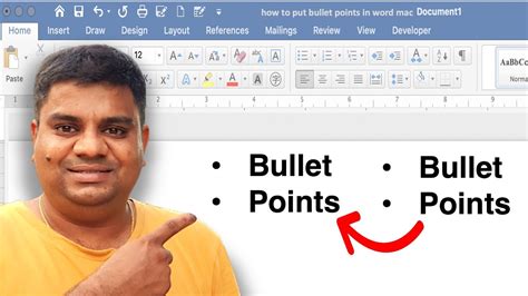 How To Add Bullet Points In Word Document - Printable Templates