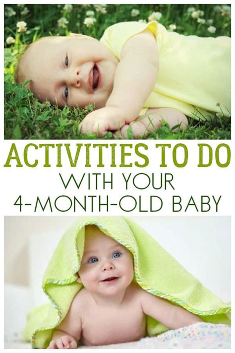 Fun and Simple Activities to do with your 4-Month-Old Baby