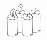 Advent Candles Icon Stock Illustrations – 370  sketch template