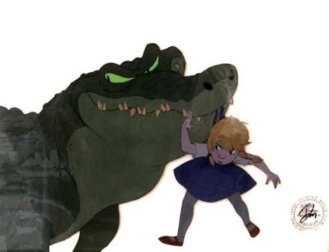 Production Cel of the Croc and Penny from The Rescuers | Cel, Art, Disney