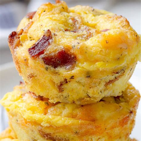 Cheesy Bacon Egg Muffins Recipe – How to Make Egg Muffins — Eatwell101