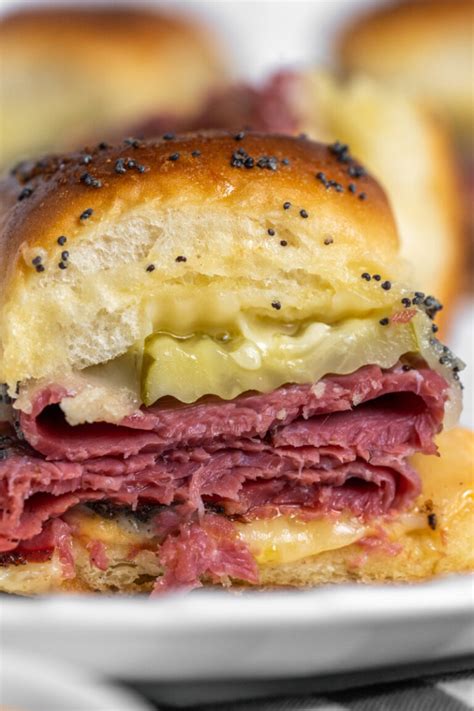 Hot Pastrami Sliders - Recipes For Holidays