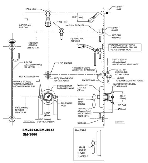 Ada Shower Controls