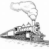 Steam Locomotive Train coloring Page Lulu Pages sketch template