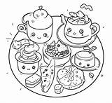 Printable Breakfast Coloring Pages Free For Kids And Adults sketch template