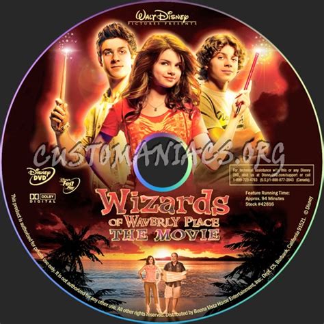 Wizards of Waverly Place: The Movie dvd label - DVD Covers & Labels by Customaniacs, id: 81125 ...