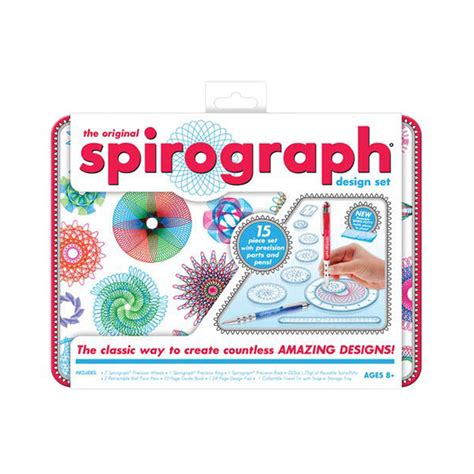 Kahootz Spirograph Design Tin Set For Kids - Happy Little Tadpole