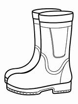 Rubber Boots coloring Book Pages For Children And Adults With Vector  sketch template