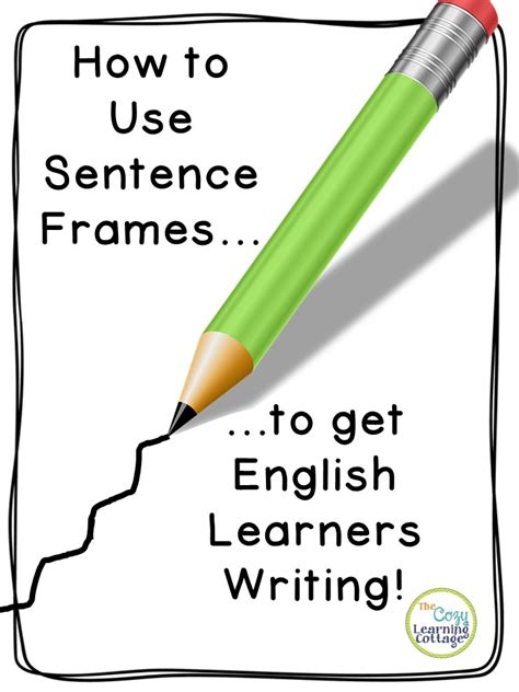 Using Sentence Frames to Get ELL Students Writing - Hojo's Teaching ...