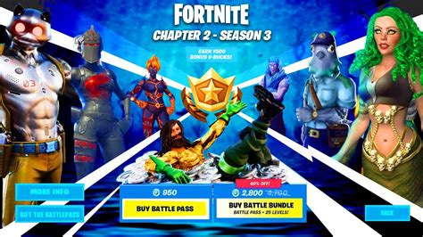 Fortnite Chapter 2 - Season 3 Battle Pass | Overview (concept) - YouTube