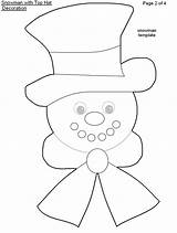 Hat Snowman Template Outline Clipart Drawing Mad Hatter Pattern Tophat  sketch template