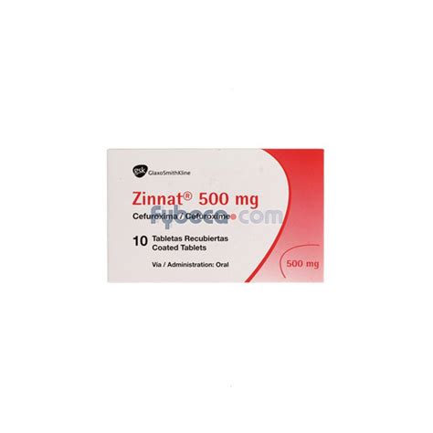 Zinnat 500 Mg Unidad | Fybeca