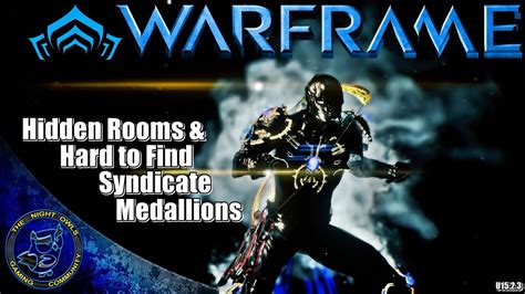 Warframe: Hidden Rooms & Hard to Find Syndicate Medallions - YouTube