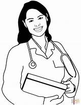 Female Doctor coloring Page  Free Printable Coloring Pages sketch template