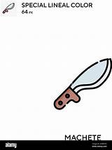 Machete Coloring Pages sketch template