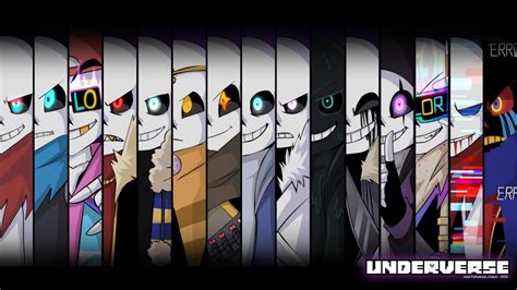 UNDERVERSE - 4TH ANNYVERSARY WALLPAPER by JakeiArtwork on DeviantArt Undertale Comic Funny ...