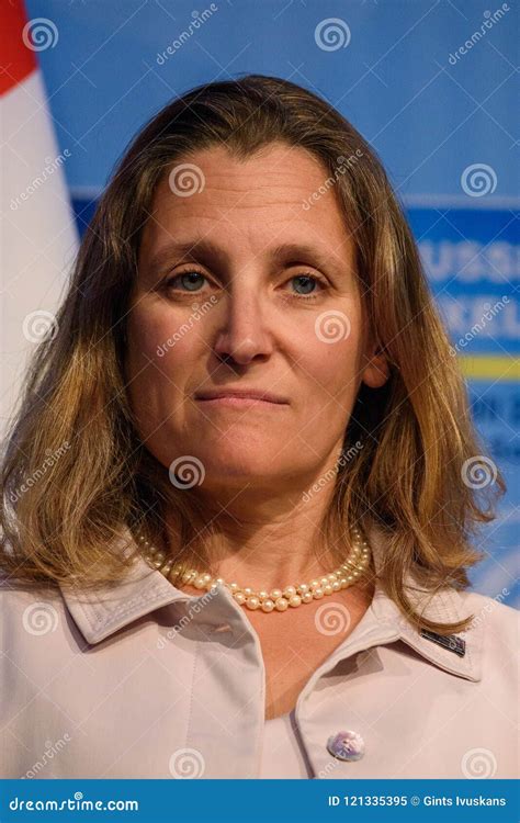 Chrystia Freeland, Minister of Foreign Affairs of Canada Editorial ...