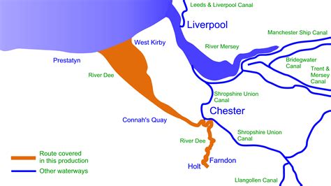 River Dee Maps – FREE – Waterway Routes