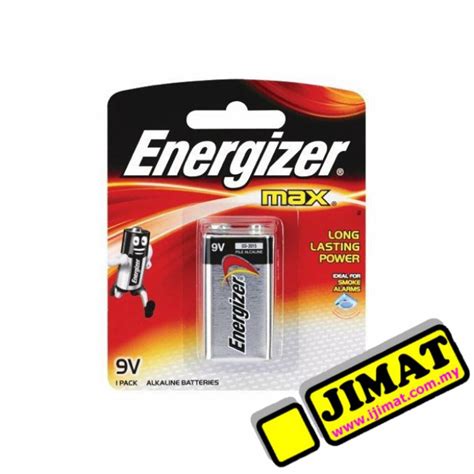 ENERGIZER BATTERY 9V MAX (1PCS) (Smart Tag Battery) 100% Original | Shopee Malaysia