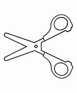 Scissors Coloring Page sketch template