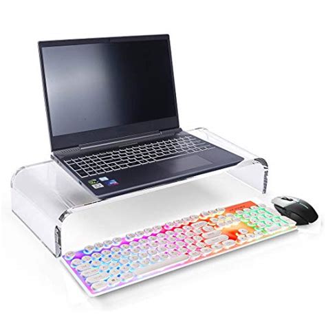 Clear Acrylic Keyboard Cover Protector Anti-Cat,2 in 1 Keyboard Bridge ...