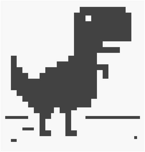 Google Chrome Dinosaur Transparent, HD Png Download - kindpng