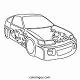 Race Car Coloring Pages Free Printable PDF sketch template