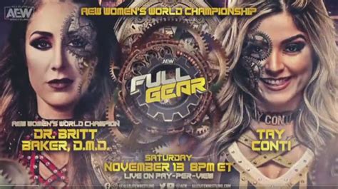 AEW Women's Championship Match Announced For AEW Full Gear | Fightful News