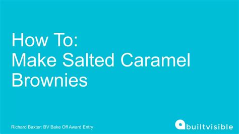 How to Make Salted Caramel Brownies | PPT