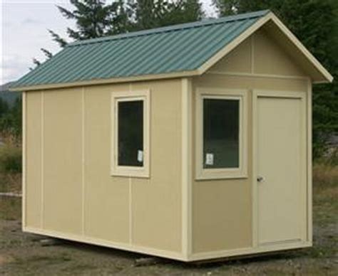 Insulated storage shed made with Sing Sandwich panels from Lowes Home ...