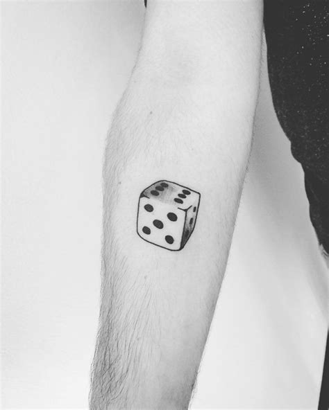 Share 70+ minimalist dice tattoo best - in.cdgdbentre