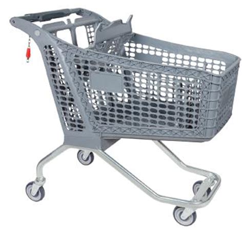 220L big plastic shopping trolley for supermarket - Buy plastic ...