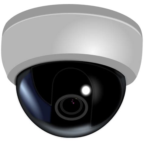 CCTV dome camera vector illustration | Free SVG