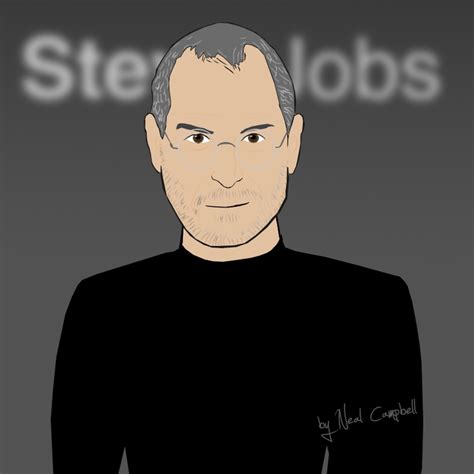 Steve Jobs by Neal Campbell | Steve jobs, Portrait, Cartoon