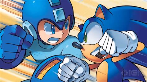 Sonic and Mega Man In Comic Book Crossover