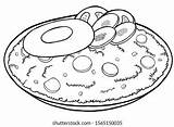 Fried Rice Clipart Black And White sketch template
