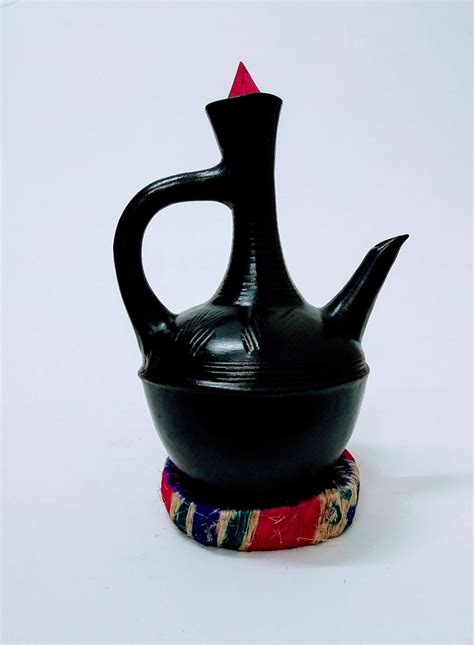 Traditional Ethiopian Clay Coffee Pot (Jebena/Jabana): Buy Online at Best Price in UAE - Amazon.ae